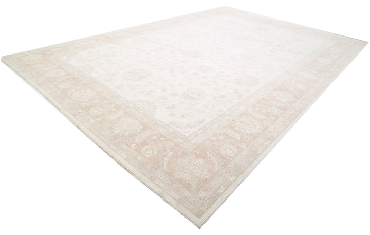 Afghan Serenity Rug 12' 4" x 18' 1" Hand-Knotted | No. AT47335