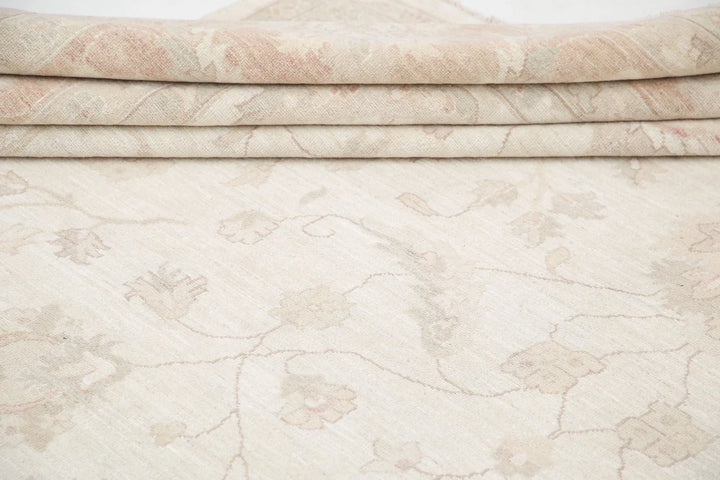 Afghan Serenity Rug 12' 4" x 18' 1" Hand-Knotted | No. AT47335