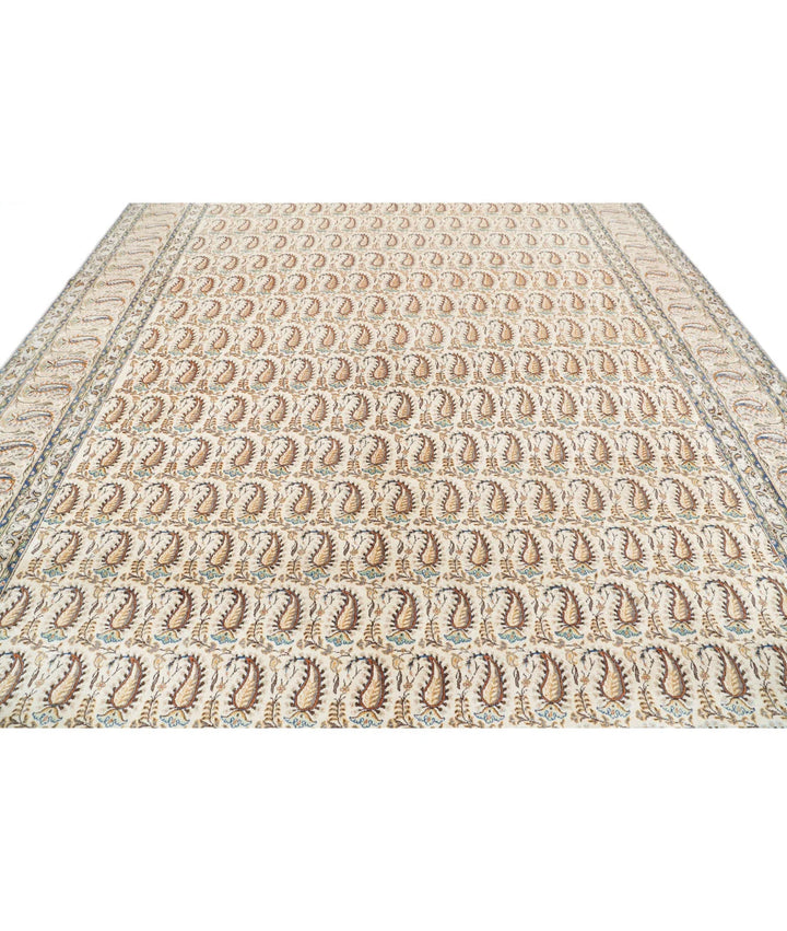 Persian Mir Saraband Rug 10' 6" x 13' 4" Hand-Knotted | No. AT47375