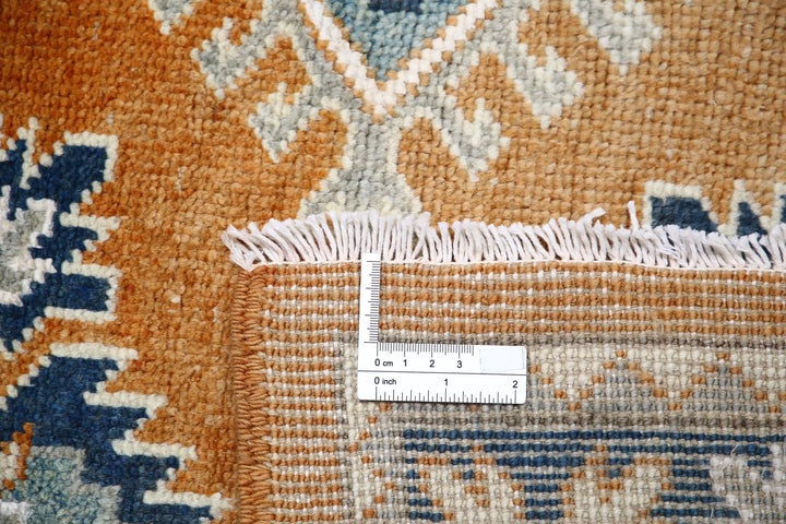 Ivory Afghan Ziegler Rug 8'8" x 10'0" Hand-Knotted | No. AT47441