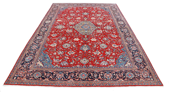 Persian Sarouk Rug 7' 2" x 10' 6" Hand-Knotted | No. AT47481