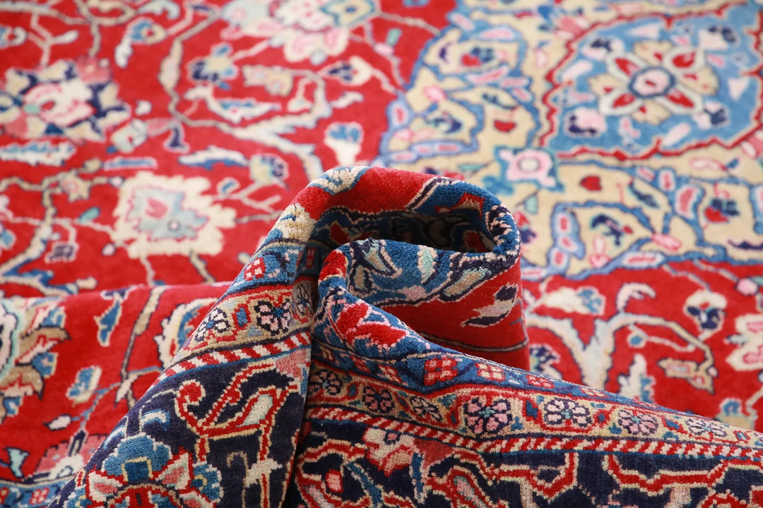 Persian Sarouk Rug 7' 2" x 10' 6" Hand-Knotted | No. AT47481