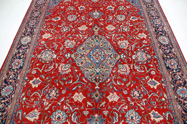 Persian Sarouk Rug 7' 2" x 10' 6" Hand-Knotted | No. AT47481