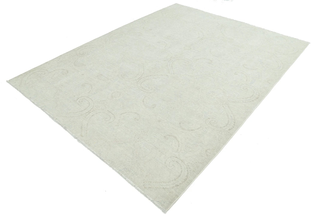 Afghan Oriental Rug 6' 4" x 8' 3" Hand-Knotted | No. AT47486
