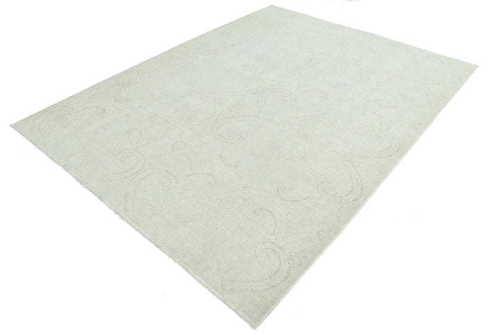 Afghan Oriental Rug 6' 4" x 8' 3" Hand-Knotted | No. AT47486