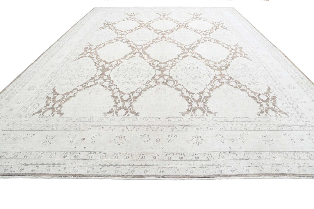 Afghan Serenity Rug 13' 0" x 17' 6" Hand-Knotted | No. AT47630