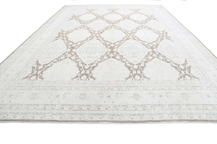 Afghan Serenity Rug 13' 0" x 17' 6" Hand-Knotted | No. AT47630