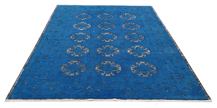 Afghan Oriental Rug 6' 5" x 8' 1" Hand-Knotted | No. AT47741