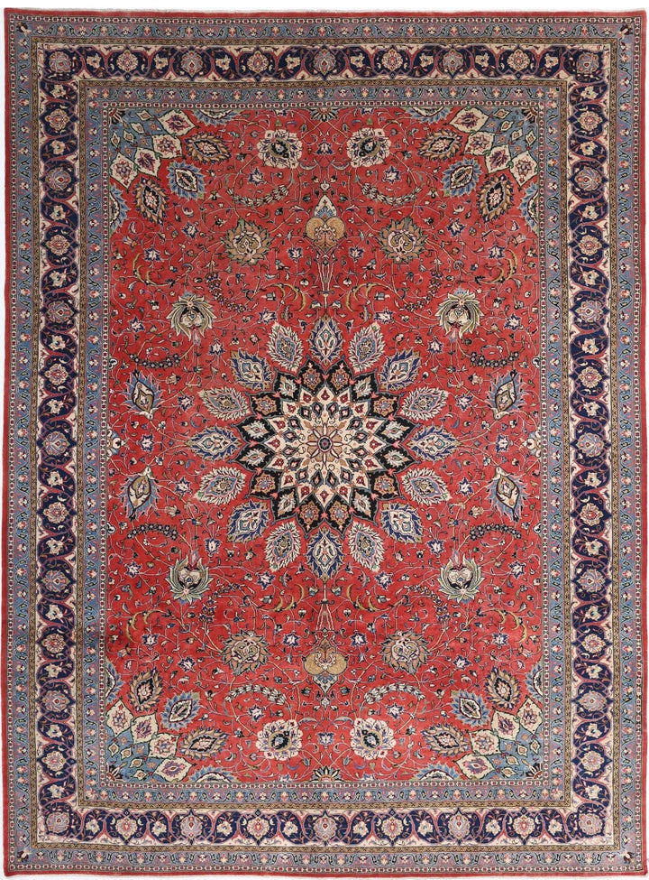 Persian Ardabil Rug 8' 11" x 12' 4" Hand-Knotted | No. AT47801