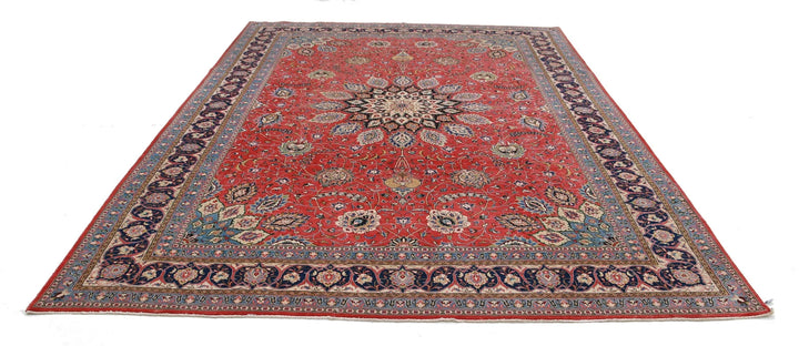 Persian Ardabil Rug 8' 11" x 12' 4" Hand-Knotted | No. AT47801