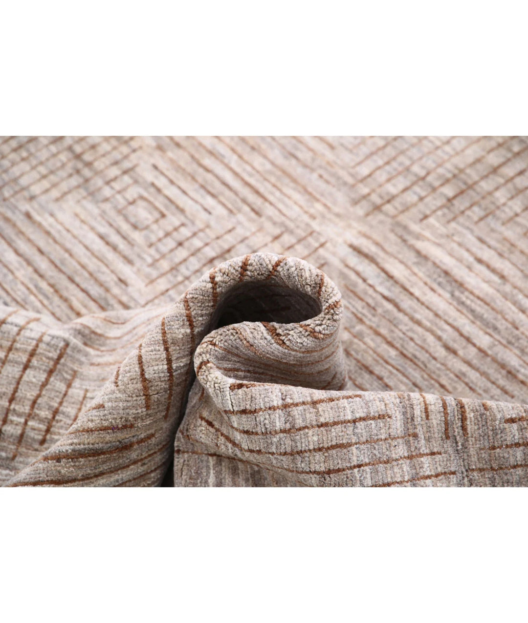 Afghan Modcar Rug 5' 1" x 6' 3" Hand-Knotted | No. AT47820