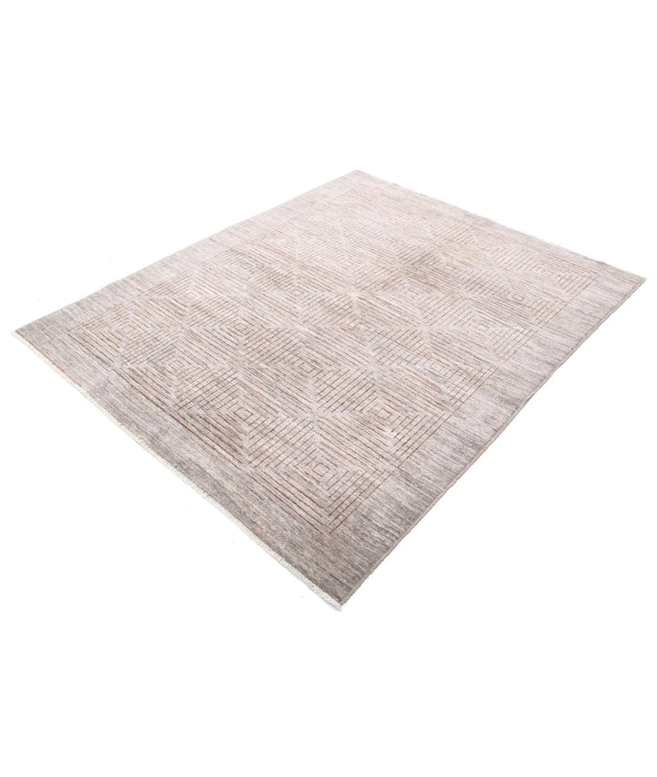 Afghan Modcar Rug 5' 1" x 6' 3" Hand-Knotted | No. AT47820