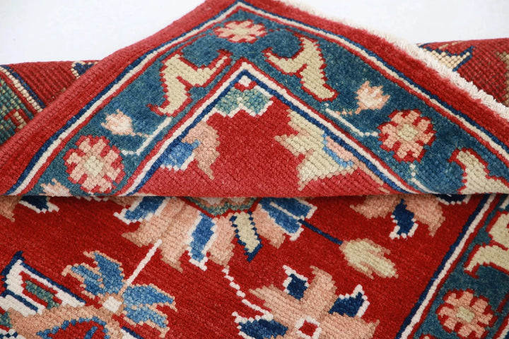 Afghan Ziegler Rug 2' 2" x 2' 11" Hand-Knotted | No. AT47858