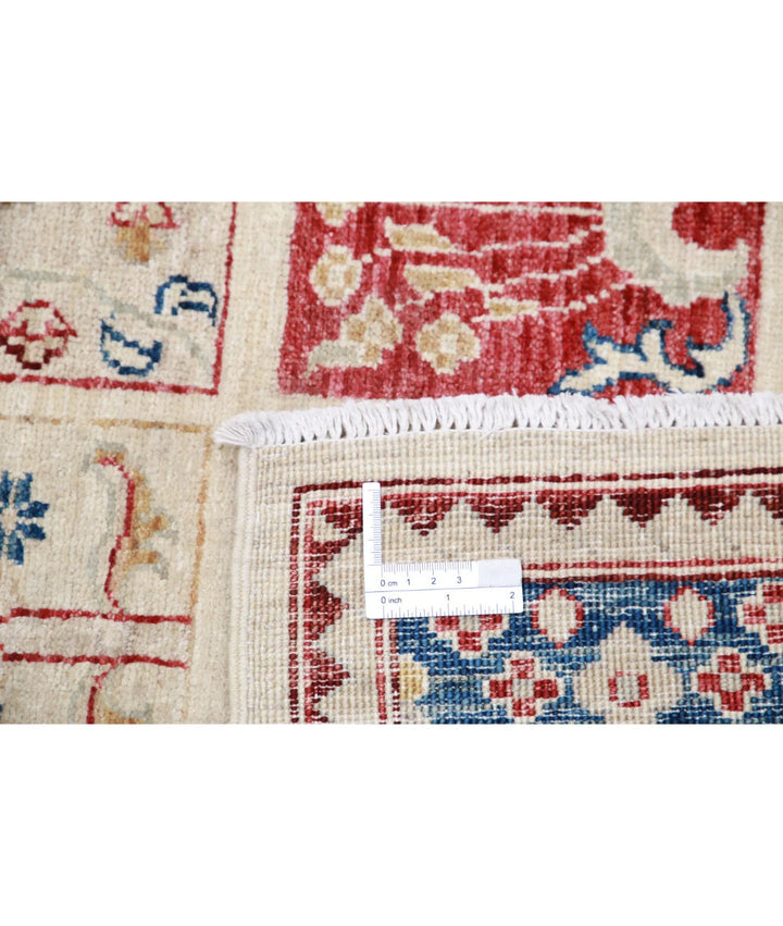 Grey Afghan Bakhtiari Rug 5' 7" x 7' 6" Hand-Knotted | No. AT47919