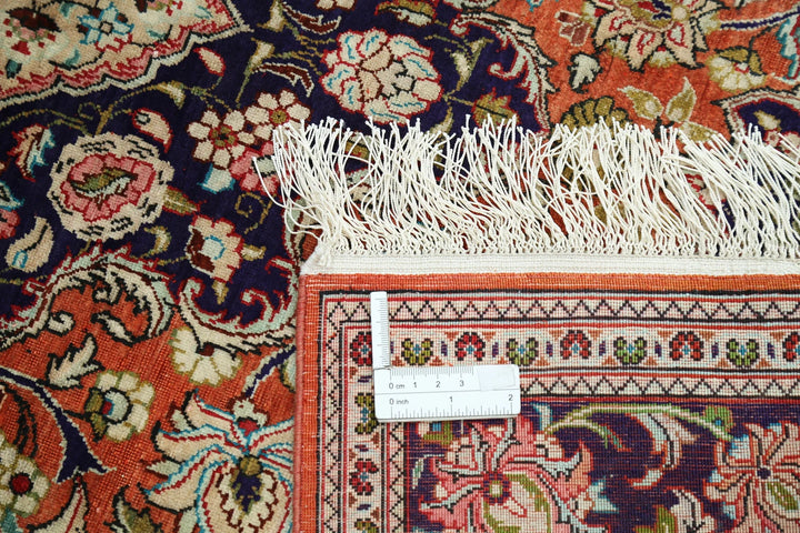 Persian Qum Rug 3' 3" x 4' 11" Hand-Knotted | No. AT47982