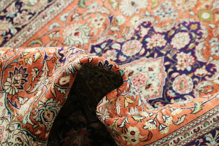 Persian Qum Rug 3' 3" x 4' 11" Hand-Knotted | No. AT47982