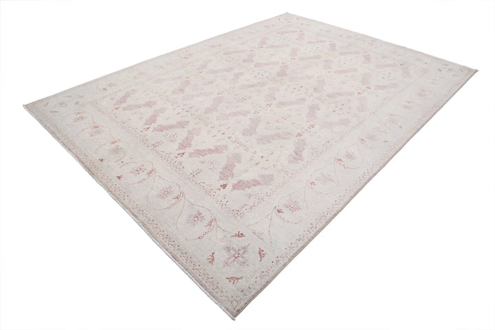 Afghan Serenity Rug 7' 9" x 10' 10" Hand-Knotted | No. AT48130