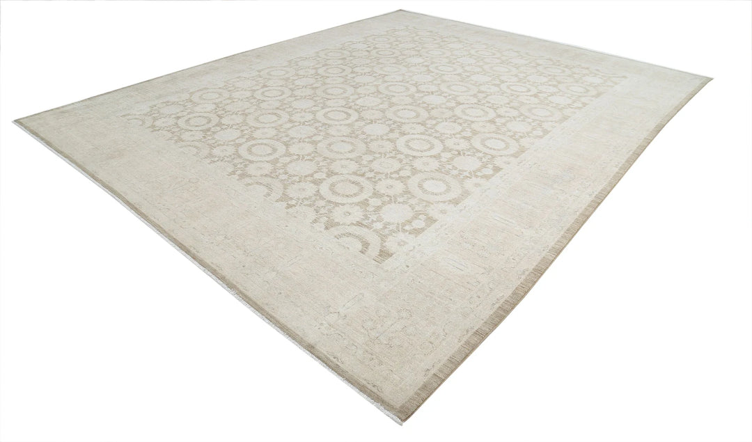 Afghan Serenity Rug 7' 8" x 9' 10" Hand-Knotted | No. AT48212