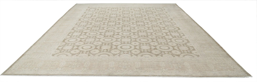 Afghan Serenity Rug 7' 8" x 9' 10" Hand-Knotted | No. AT48212