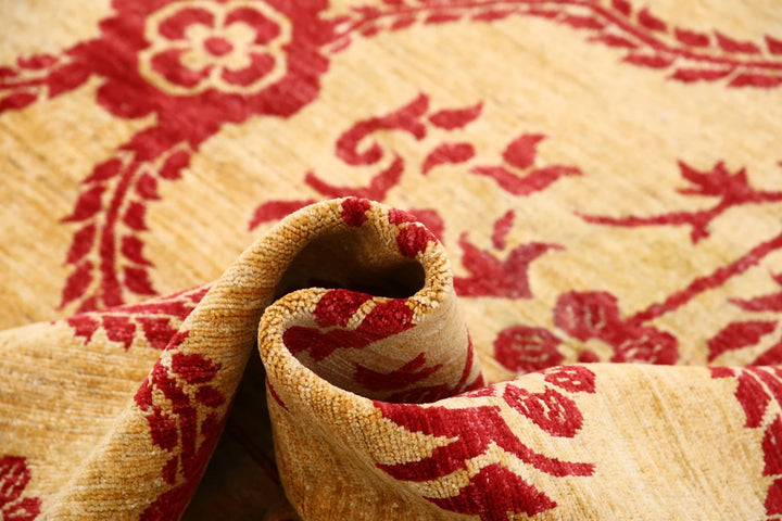 Afghan Modcar Rug 9' 9" x 14' 0" Hand-Knotted | No. AT48230