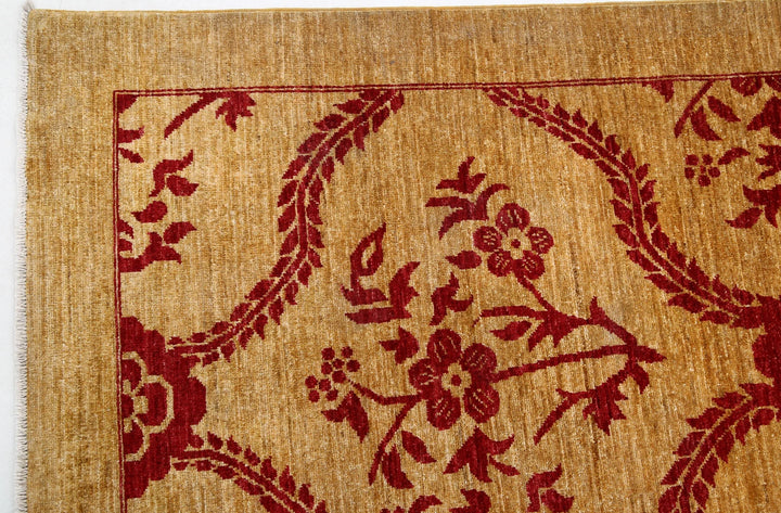 Afghan Modcar Rug 9' 9" x 14' 0" Hand-Knotted | No. AT48230