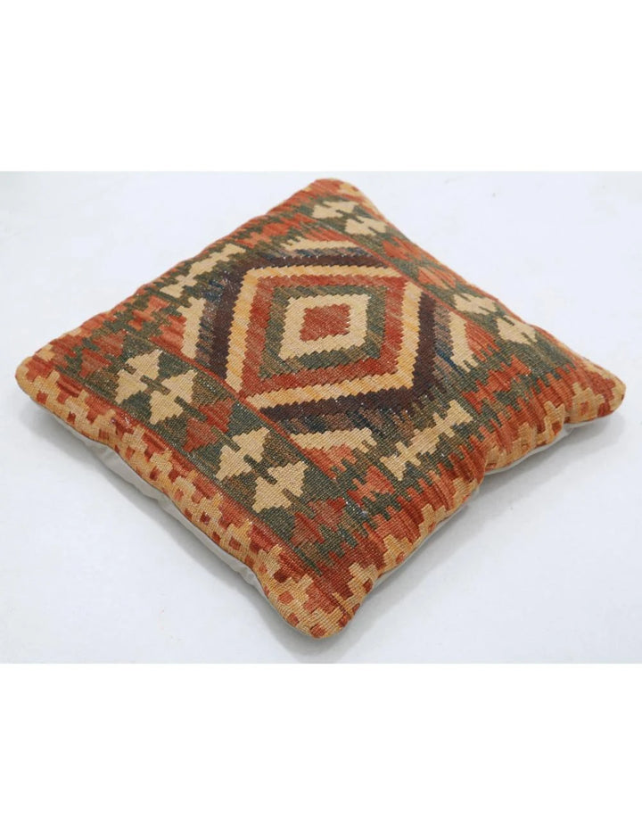 Multicolor Afghan Tribal Rug Flat-weave | No. AT48279