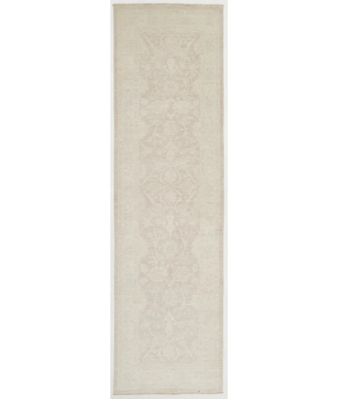 Afghan Tabriz Rug 2' 9" x 10' 1" Hand-Knotted | No. AT48337