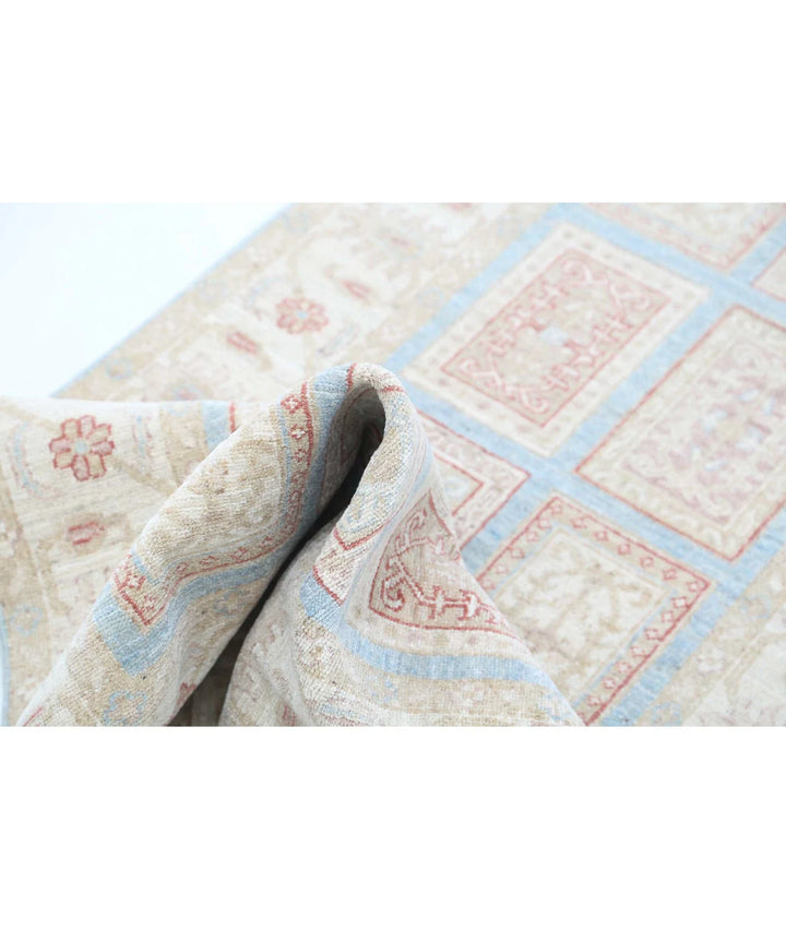 Afghan Serenity Runner Rug 2' 7" x 10' 1" Hand-Knotted | No. AT48369