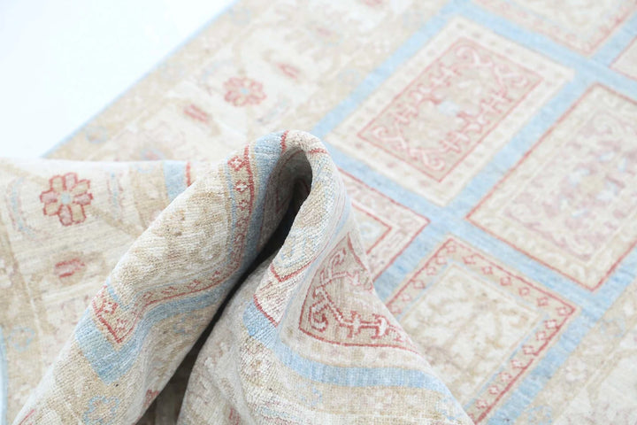 Afghan Serenity Runner Rug 2' 7" x 10' 1" Hand-Knotted | No. AT48369