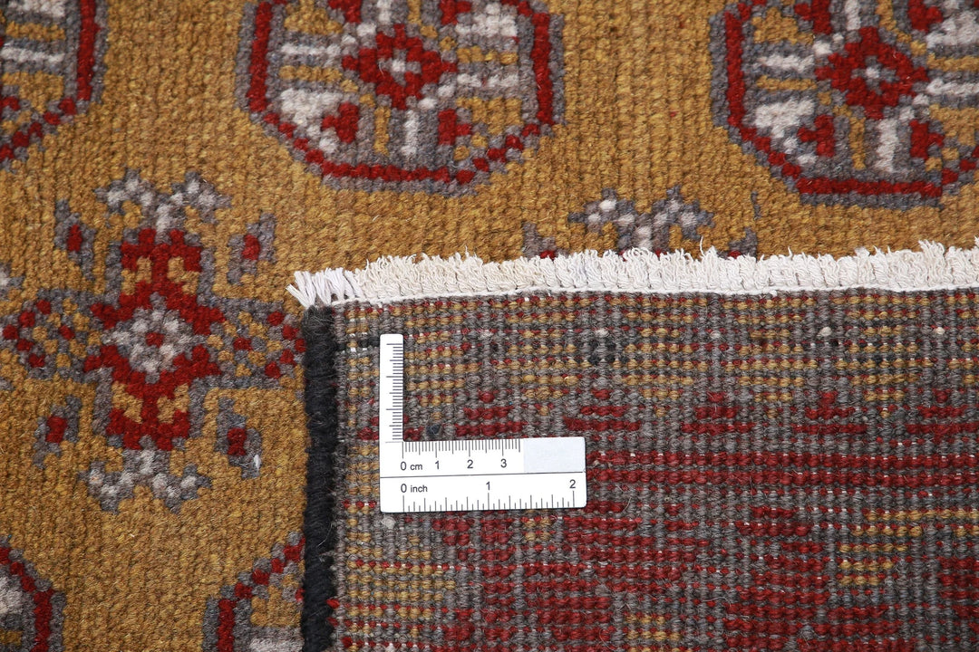 Afghan Revival Rug 6' 6" x 9' 3" Hand-Knotted | No. AT48458