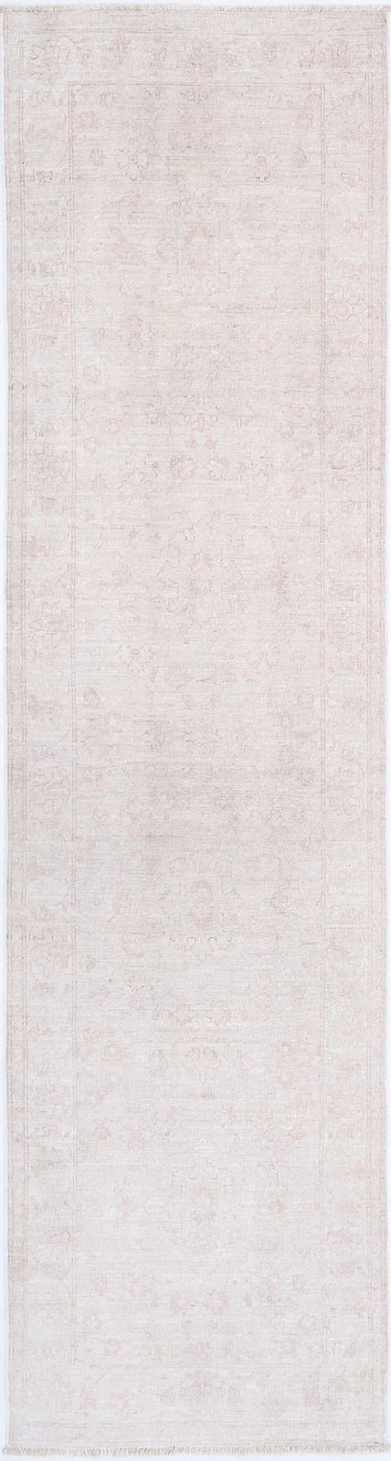 Afghan Serenity Rug 2' 5" x 9' 9" Hand-Knotted | No. AT48482