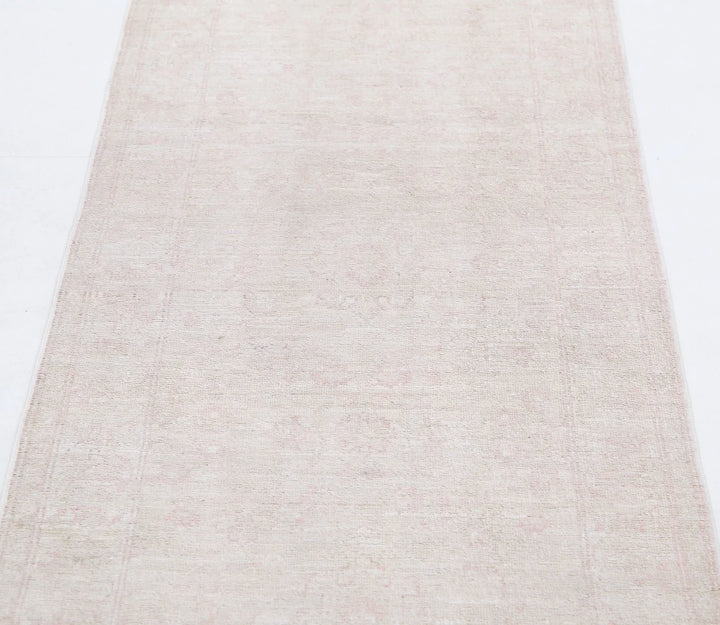 Afghan Serenity Rug 2' 5" x 9' 9" Hand-Knotted | No. AT48482