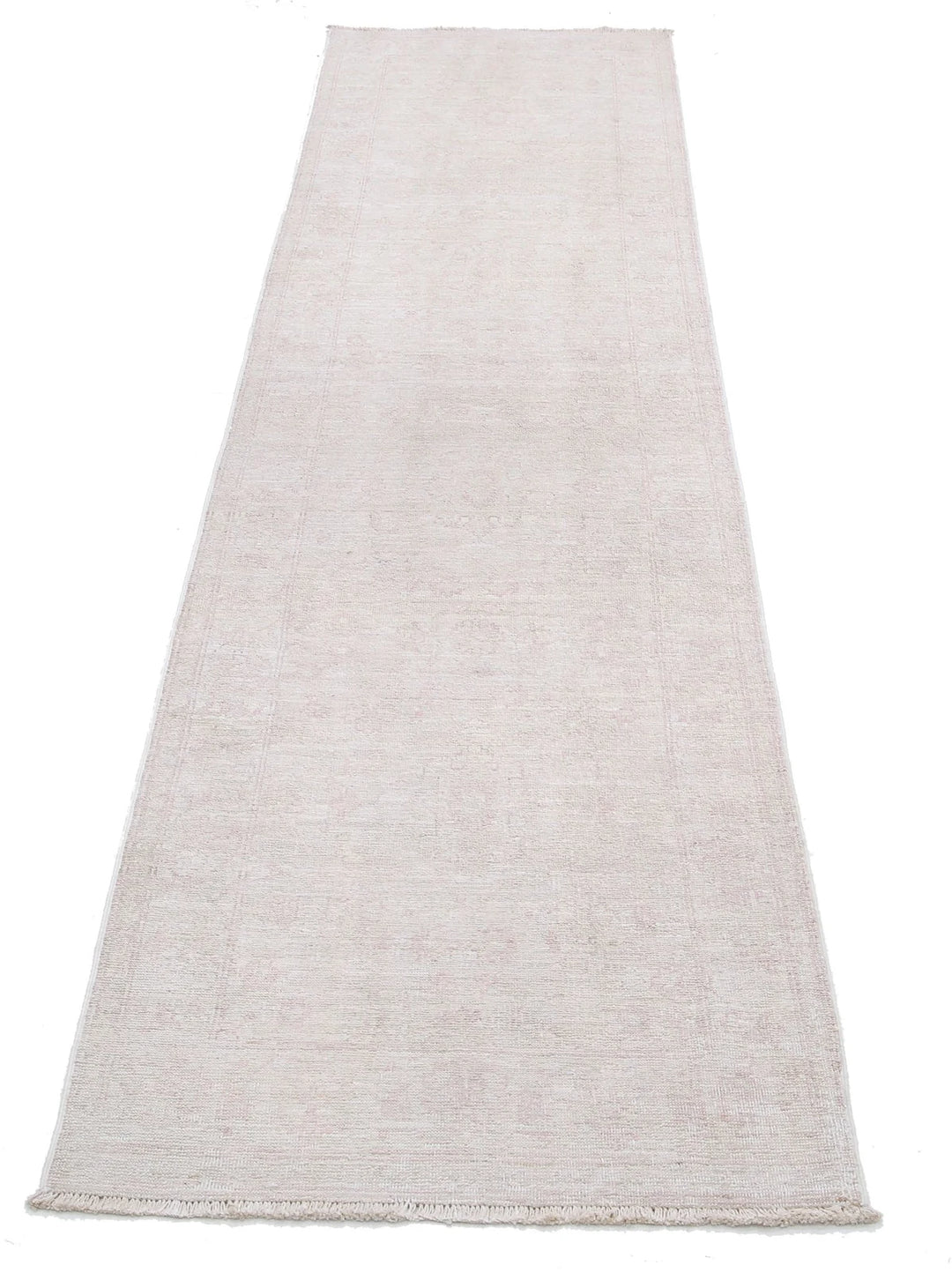 Afghan Serenity Rug 2' 5" x 9' 9" Hand-Knotted | No. AT48482