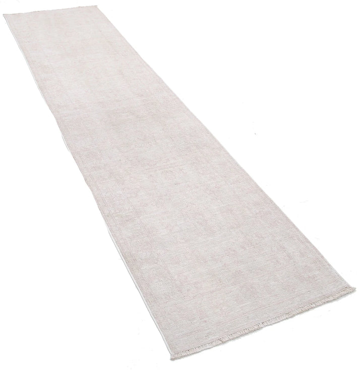 Afghan Serenity Rug 2' 5" x 9' 9" Hand-Knotted | No. AT48482