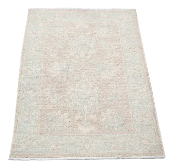 Afghan Serenity Rug 2' 1" x 3' 2" Hand-Knotted | No. AT48511