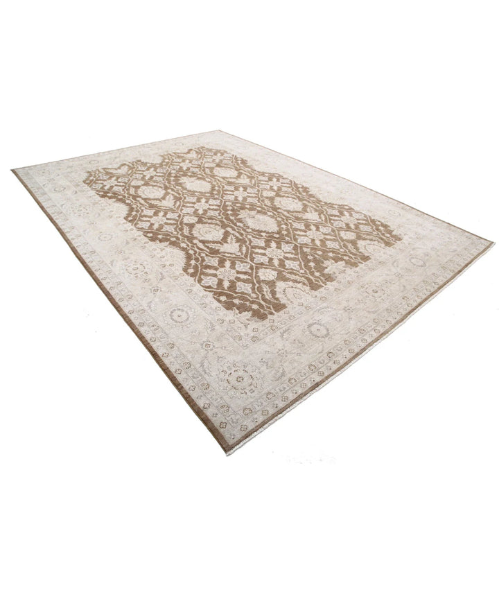 Afghan Serenity Rug 8' 9" x 12' 0" Hand-Knotted | No. AT48683