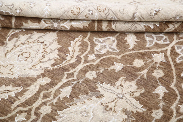 Afghan Serenity Rug 8' 9" x 12' 0" Hand-Knotted | No. AT48683