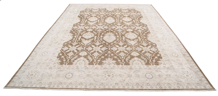 Afghan Serenity Rug 8' 9" x 12' 0" Hand-Knotted | No. AT48683