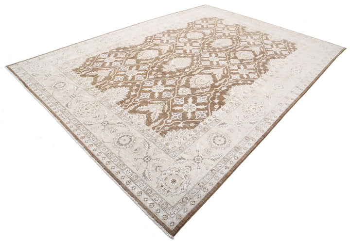 Afghan Serenity Rug 8' 9" x 12' 0" Hand-Knotted | No. AT48683