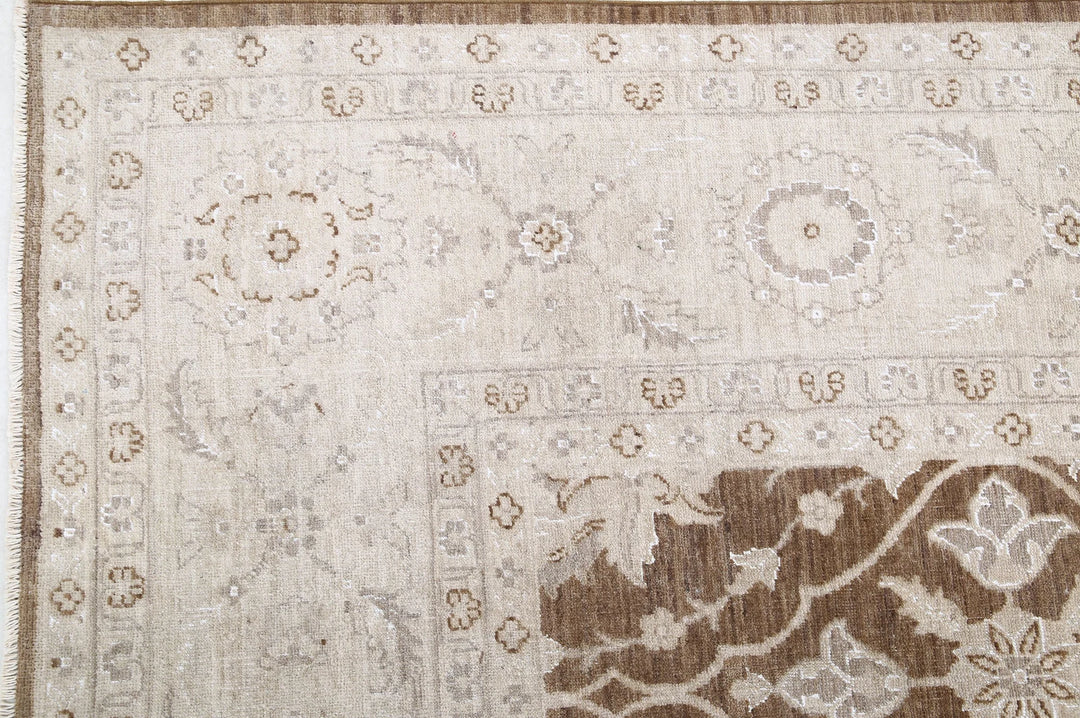 Afghan Serenity Rug 8' 9" x 12' 0" Hand-Knotted | No. AT48683