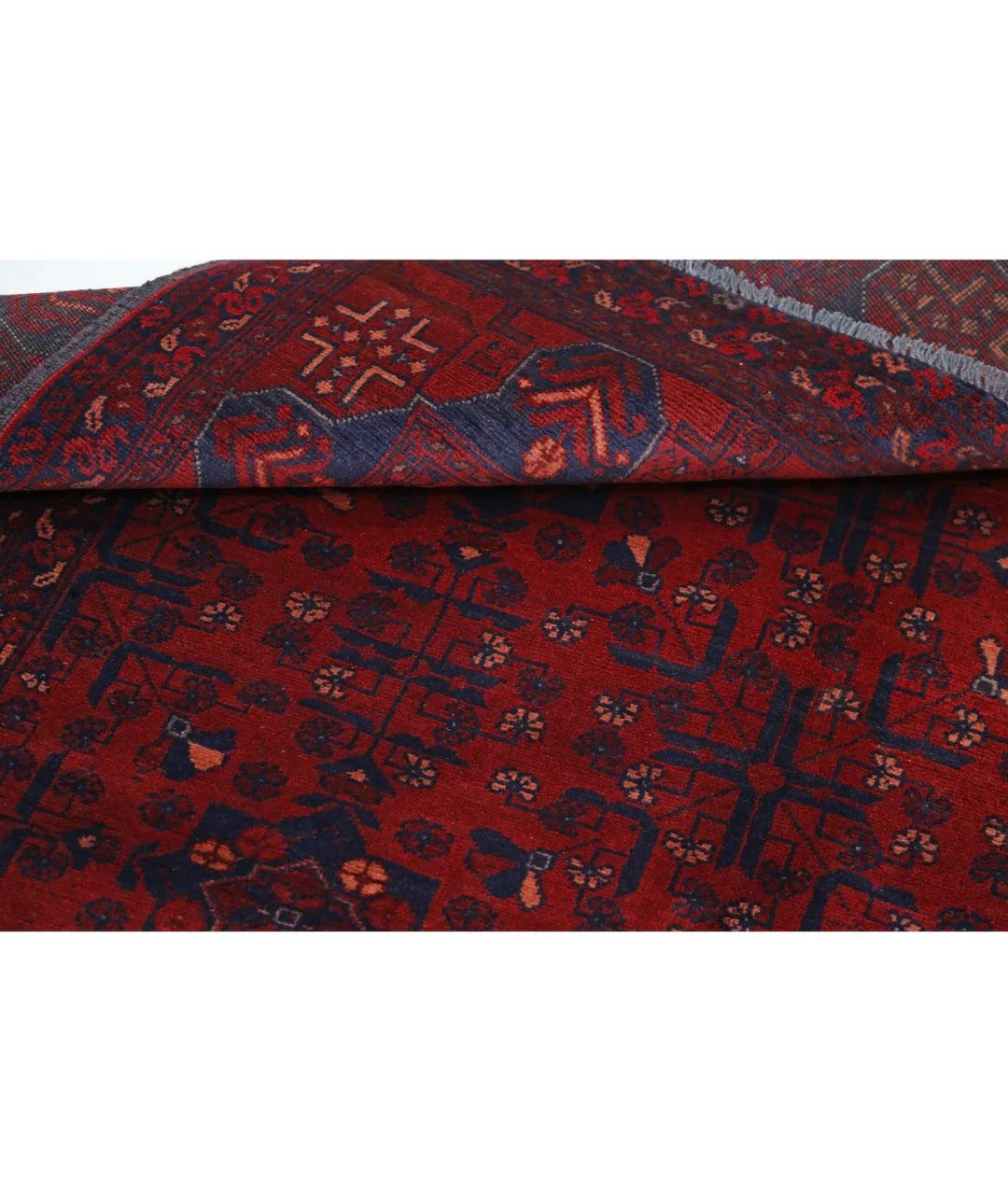 Afghan Khal Muhammadi Rug 4' 11" x 6' 4" Hand-Knotted | No. AT48743