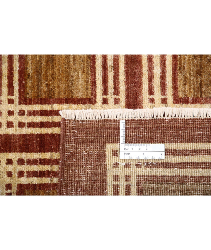 Afghan Modcar Rug 6' 10" x 8' 4" Hand-Knotted | No. AT48921