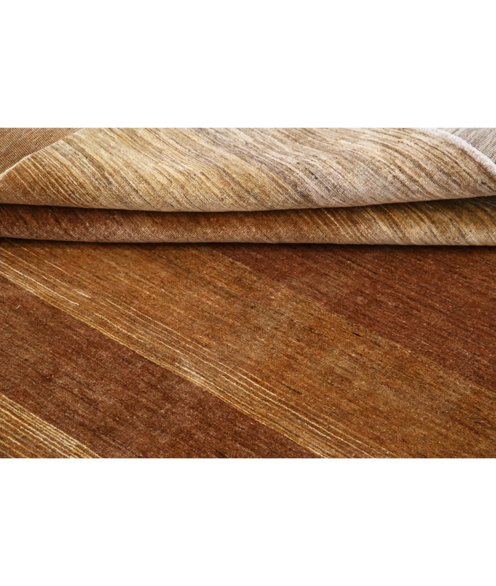 Beige Afghan Oriental Rug 6'6" x 8'9" Hand-Knotted | No. AT49080