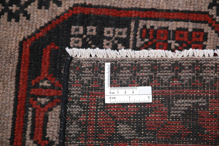 Afghan Akcha Revival Rug 6' 5" x 9' 5" Hand-Knotted | No. AT49092