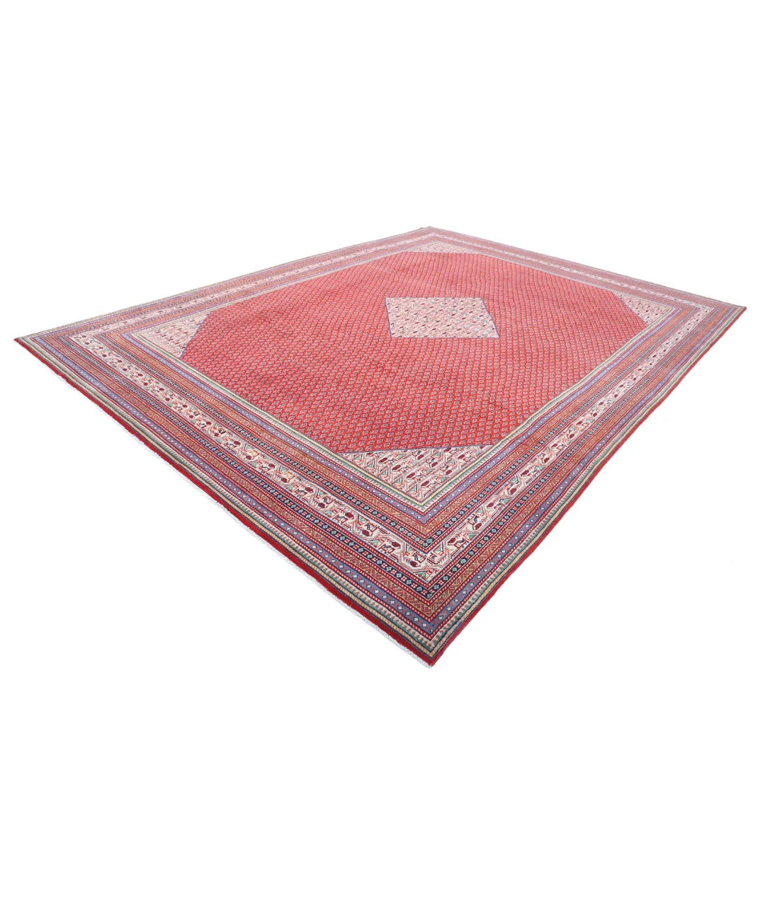 Persian Mir Saraband Rug 10' 2" x 13' 9" Hand-Knotted | No. AT49106