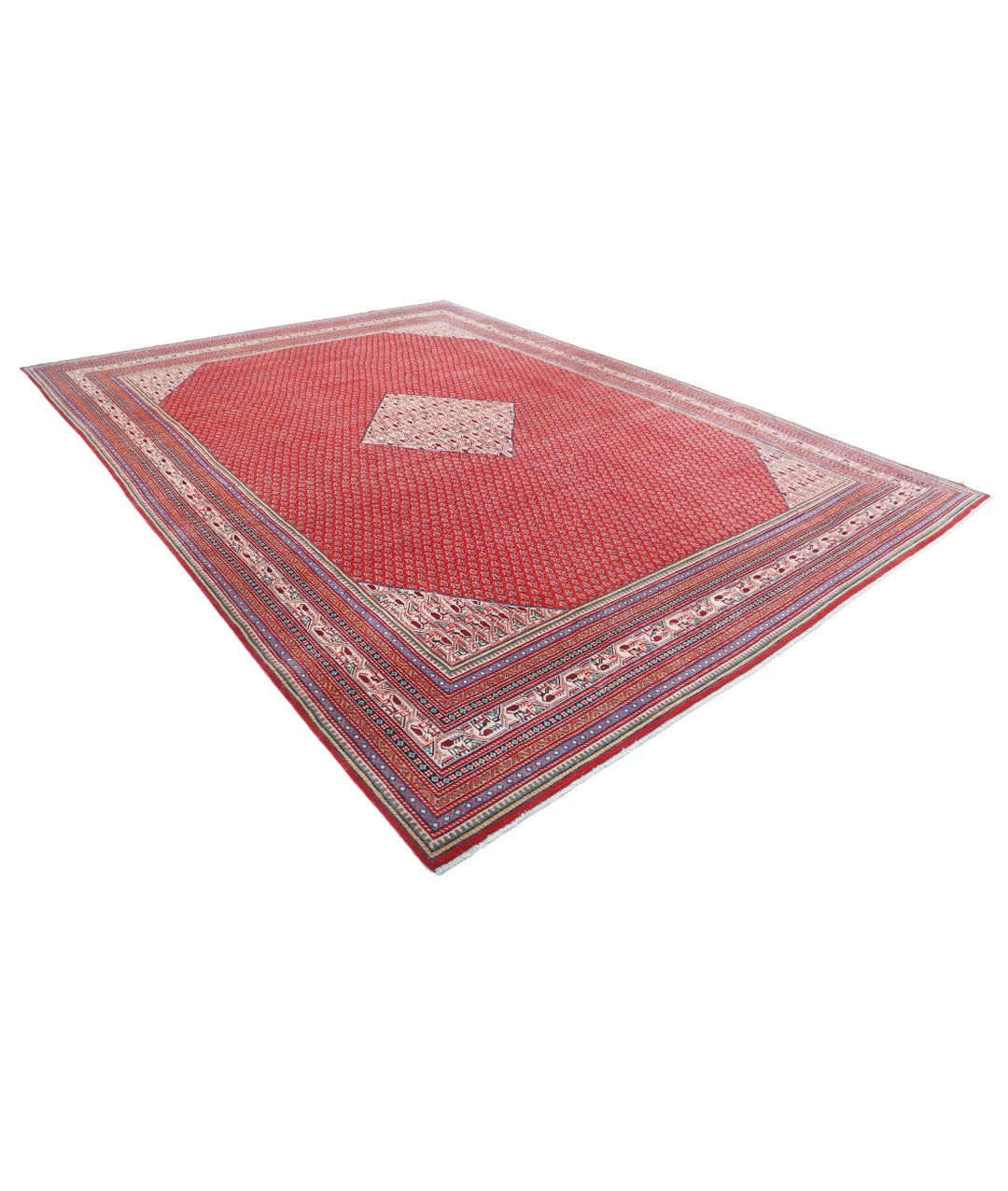 Persian Mir Saraband Rug 10' 2" x 13' 9" Hand-Knotted | No. AT49106