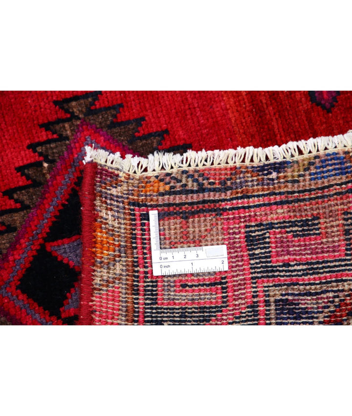 Persian Hamadan Rug 4' 10" x 8' 9" Hand-Knotted | No. AT49129
