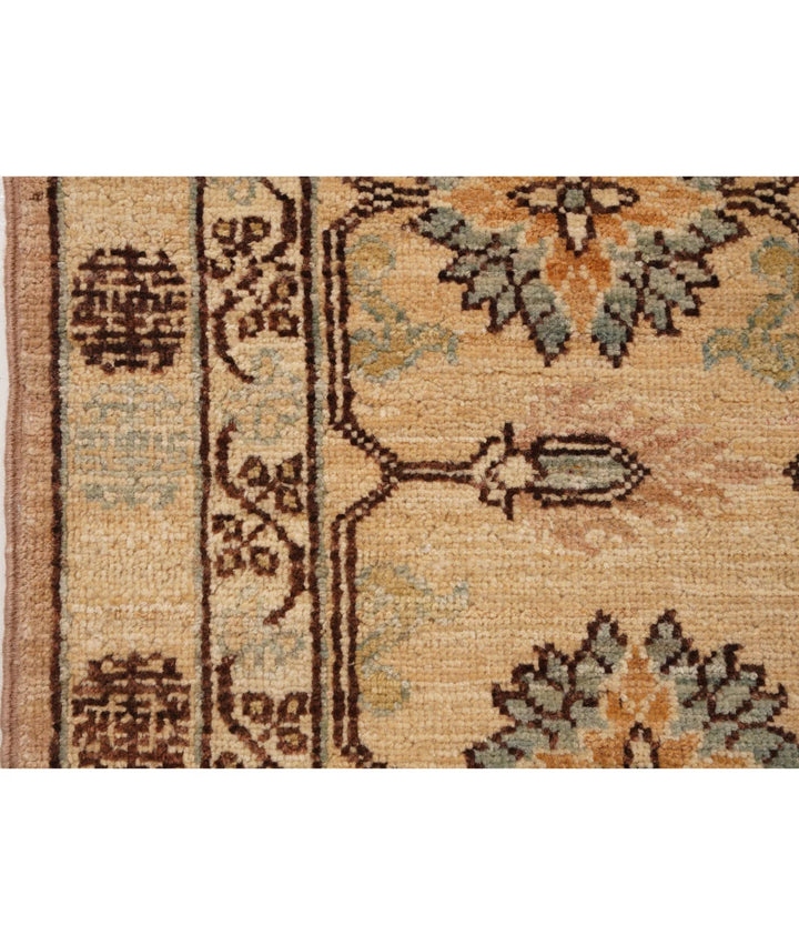 Afghan Tabriz Rug 6' 3" x 11' 10" Hand-Knotted | No. AT49648