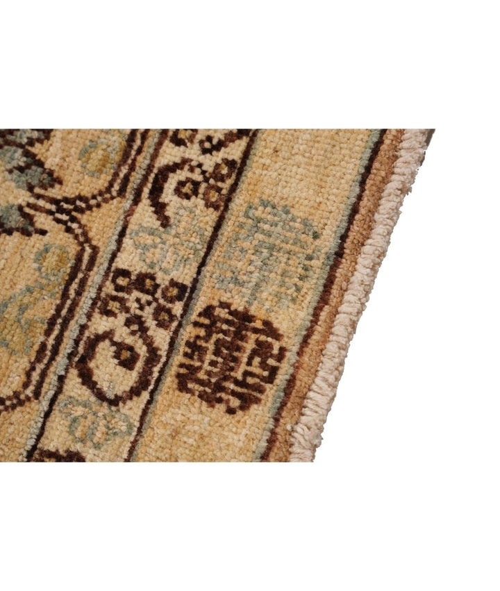 Afghan Tabriz Rug 6' 3" x 11' 10" Hand-Knotted | No. AT49648