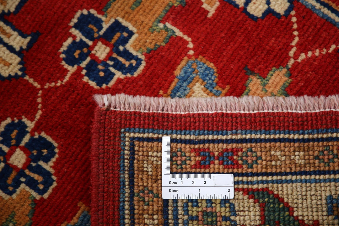 Red Afghan Ziegler Rug 2' 5" x 9' 9" Hand-Knotted | No. AT49692